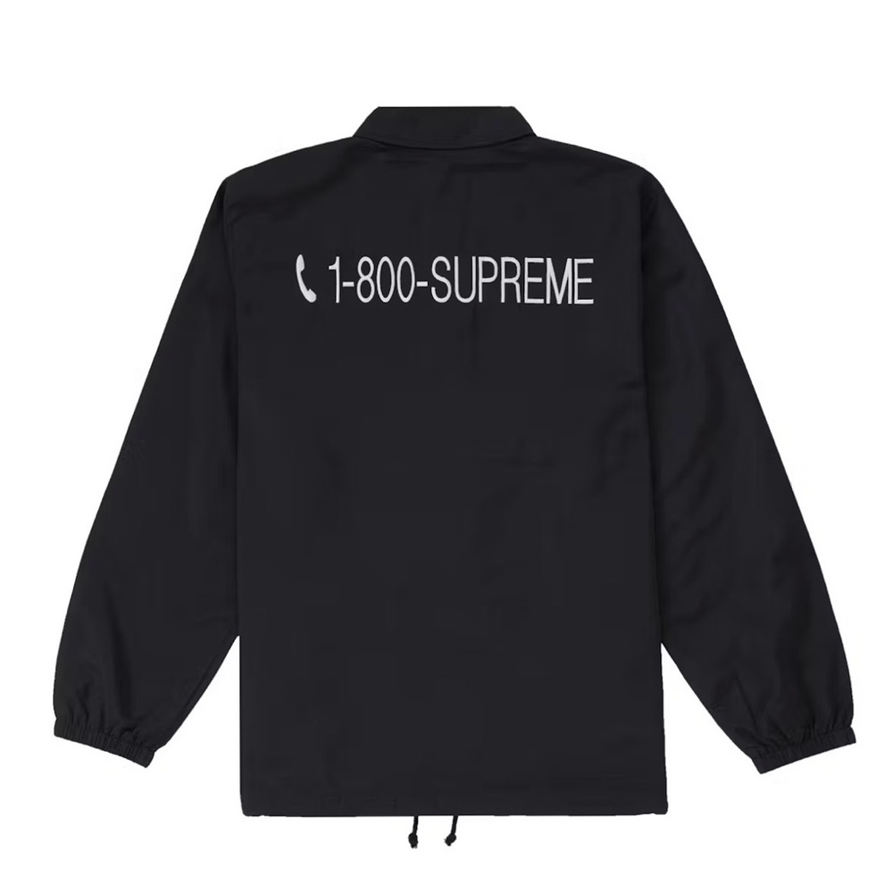 Supreme 1-800 Coaches Jacket | Preowned | Size M | Water resistant | Authentic ✅